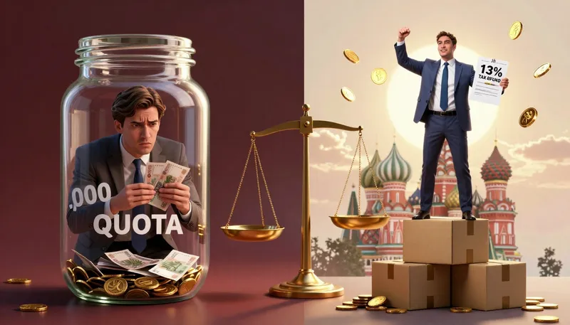 个人结汇额度 vs 公司结汇：俄线贸易怎么选最省税？